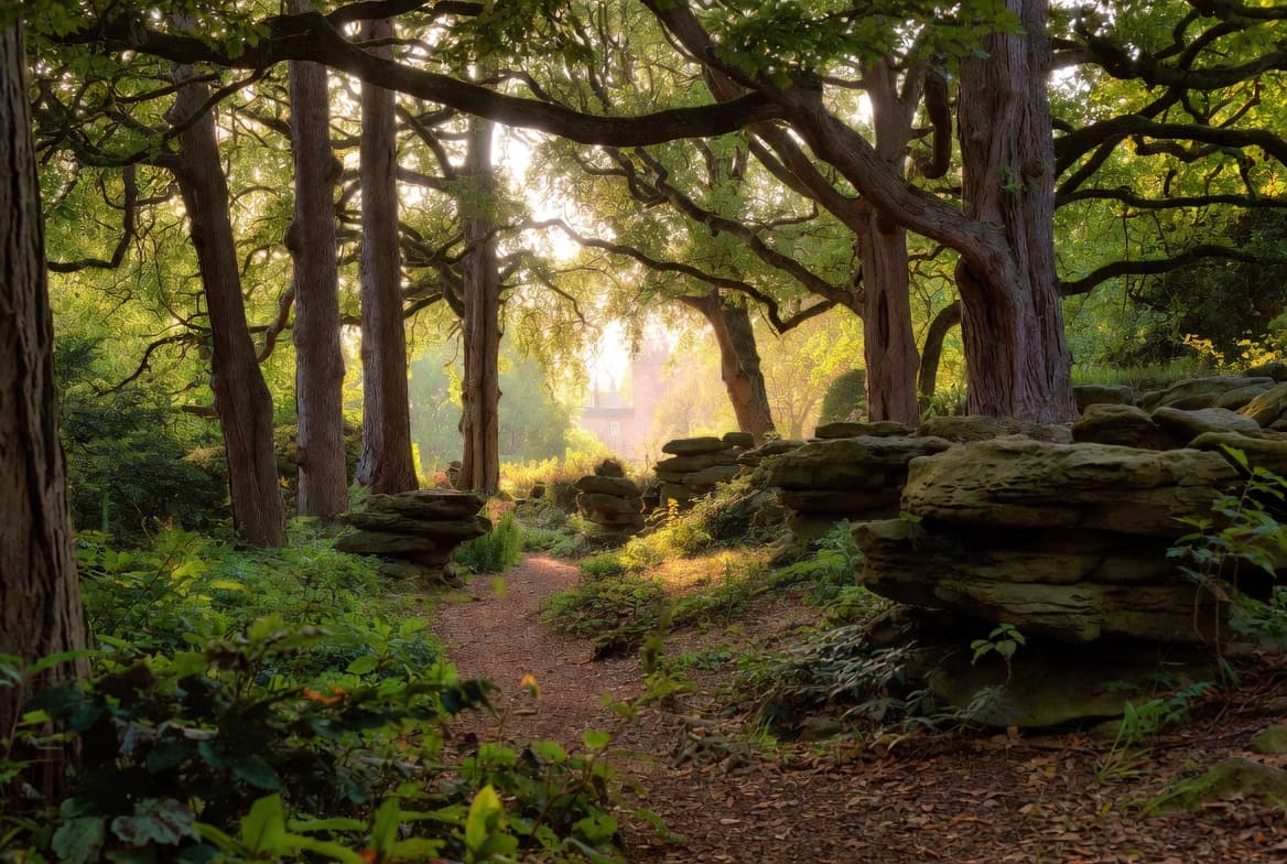 Secret garden and 60,000-year-old Pinnacles